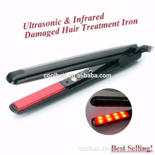 COOLHAIR Hair Straightener Flat Iron Ceramic IONIC Infrared MCH Heating Styling tools